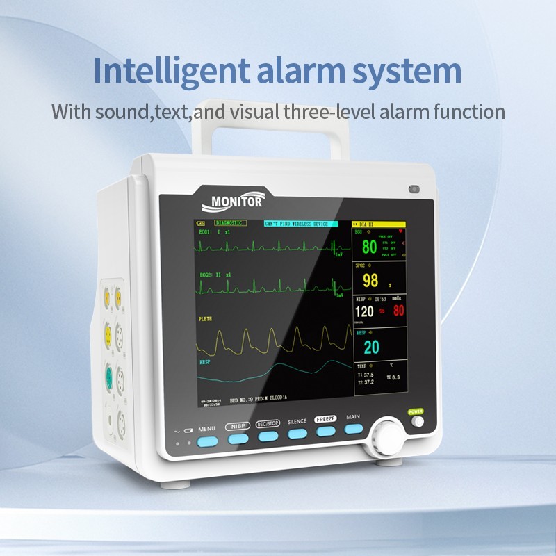 Veterinary ETCO2 Patient monitor Vital Signs Capnograph ECG NIBP SPO2 RESP TEMP