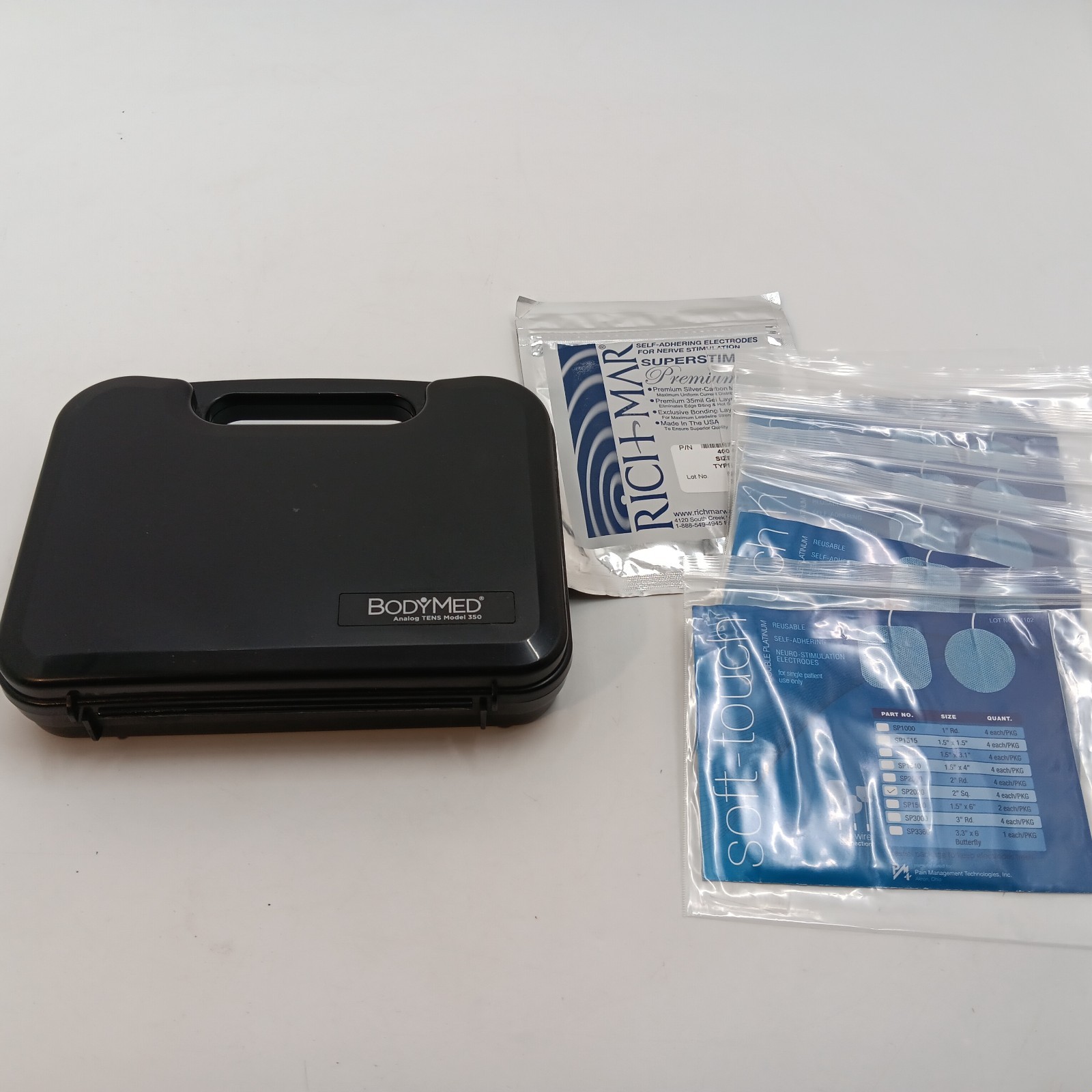 BodyMed Analog TENS Unit Model 350 Electrical Nerve Stimulator w/extra Pads