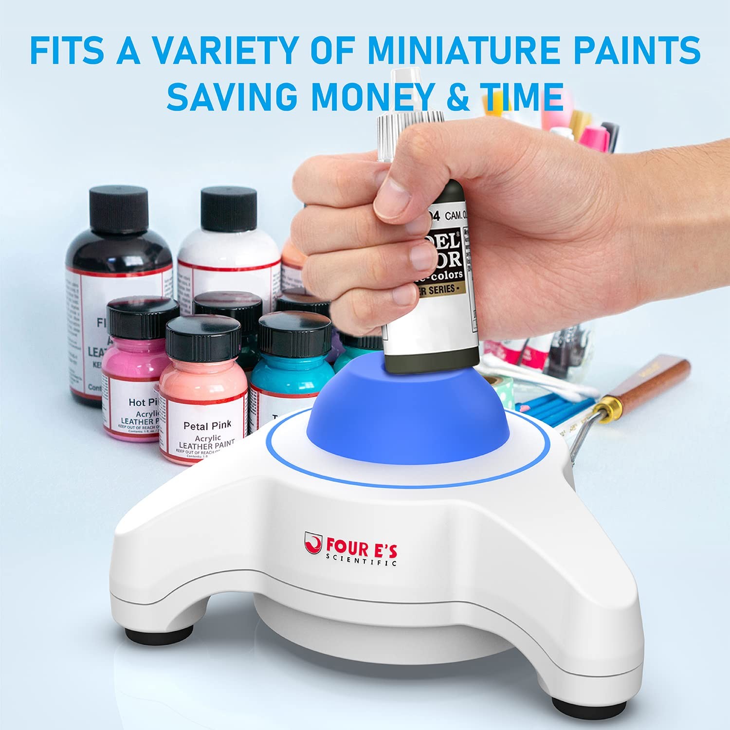 Mini Vortex Mixer Vortex Shaker Lab Mixer 5600rpm for Paint Ink w/ Mixing Ball
