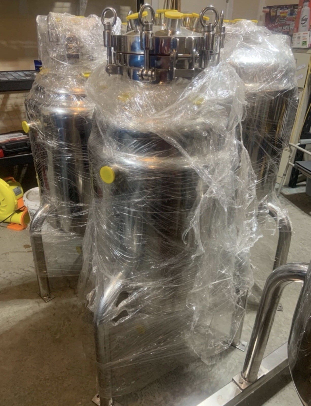 304 stainless steel Jacketed 150L Reactor ASME certified with Manway lid, usa