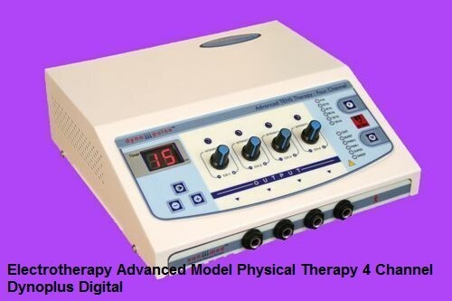 Electrotherapy/Dynoplus 4 Channel Massager Sticky Pads LED Display Unit & Access