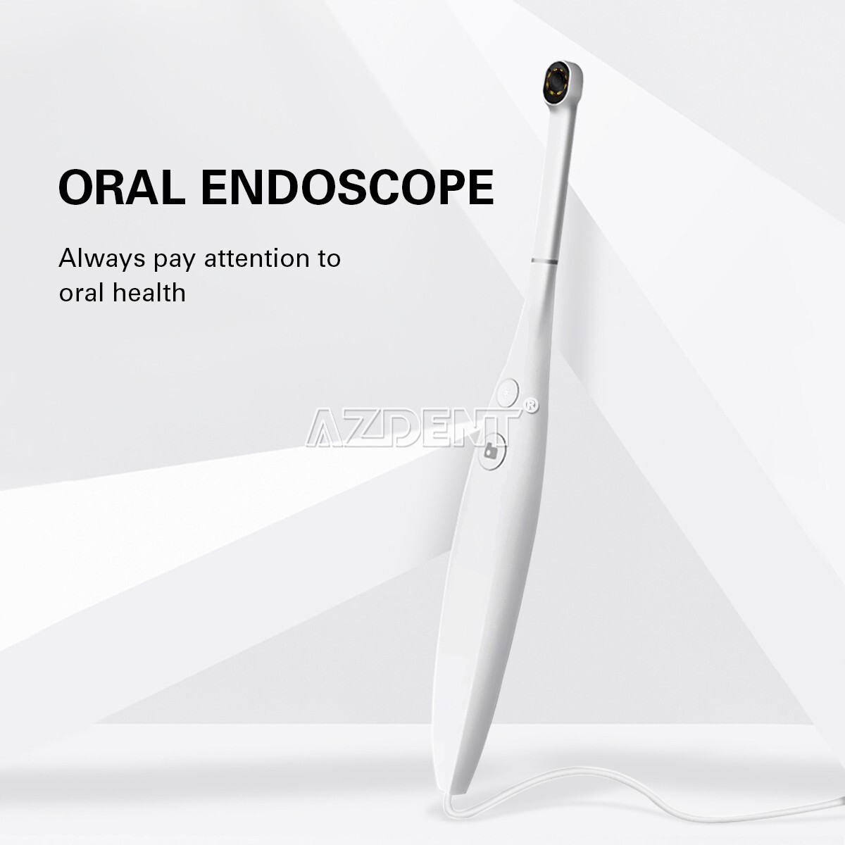 AZDENT Dental HD Intraoral Camera USB Digital Imaging Endoscope 8 LED Light