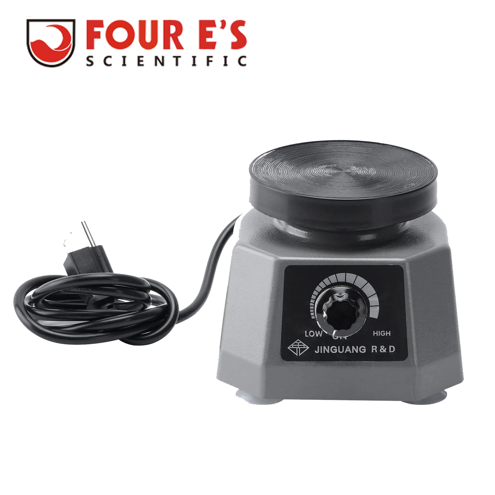 Lab Vibrator Shaker 4″ Round Dental Vibrator Machine Vortex Mixer Orbital Shaker