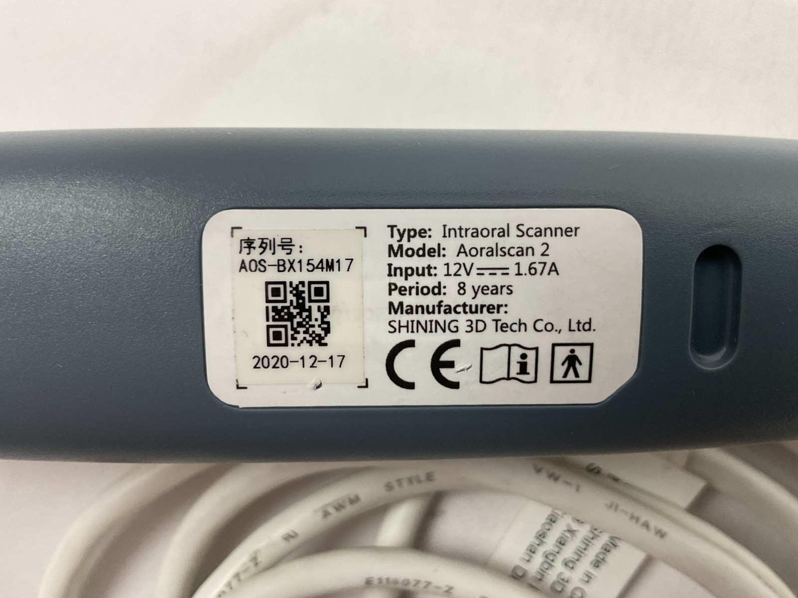 Shining 3D Aoralscan 2 Intraoral Scanner w/ iCalib-II Calibrator Dental Lab