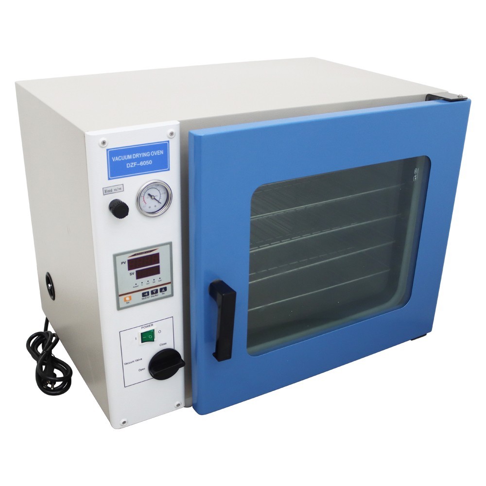 1400W 110V Vacuum Drying Oven Lab Drying Heating Treatment Cabinet with 4Shelves