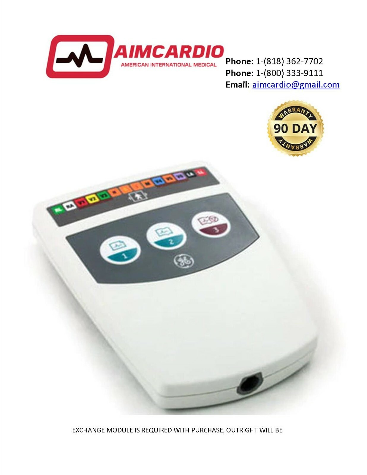 GE Marquette CAM-14 Acquisition Module|Remanufactured|90 Days Warranty