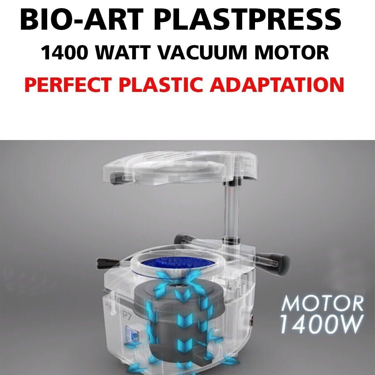 BIOART PlastPress Dental Vaccum Forming Molding Machine Made Brazil 110v
