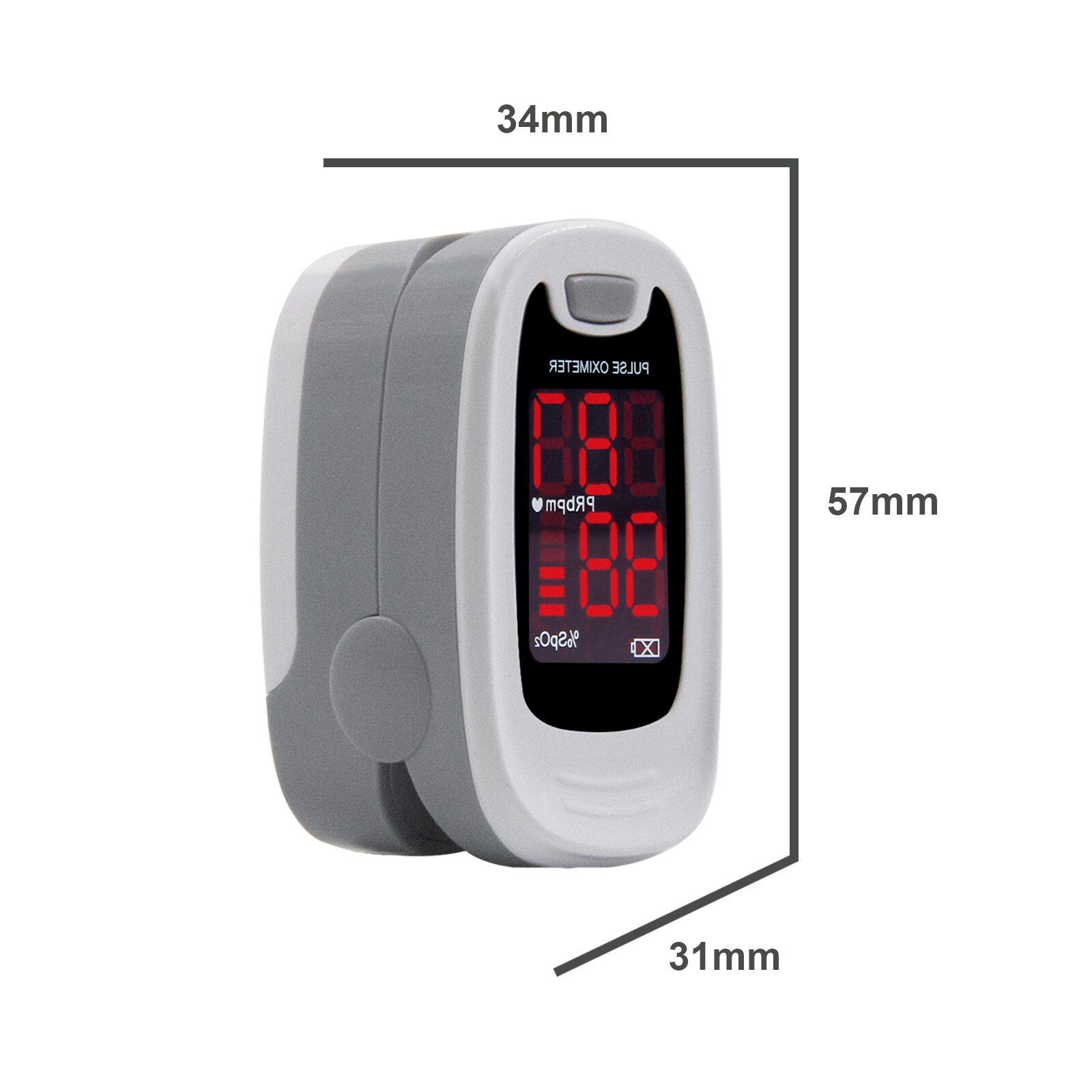 Finger Pulse Oximeter Blood Oxygen SpO2 Monitor PR Saturation Heart Rate Meter