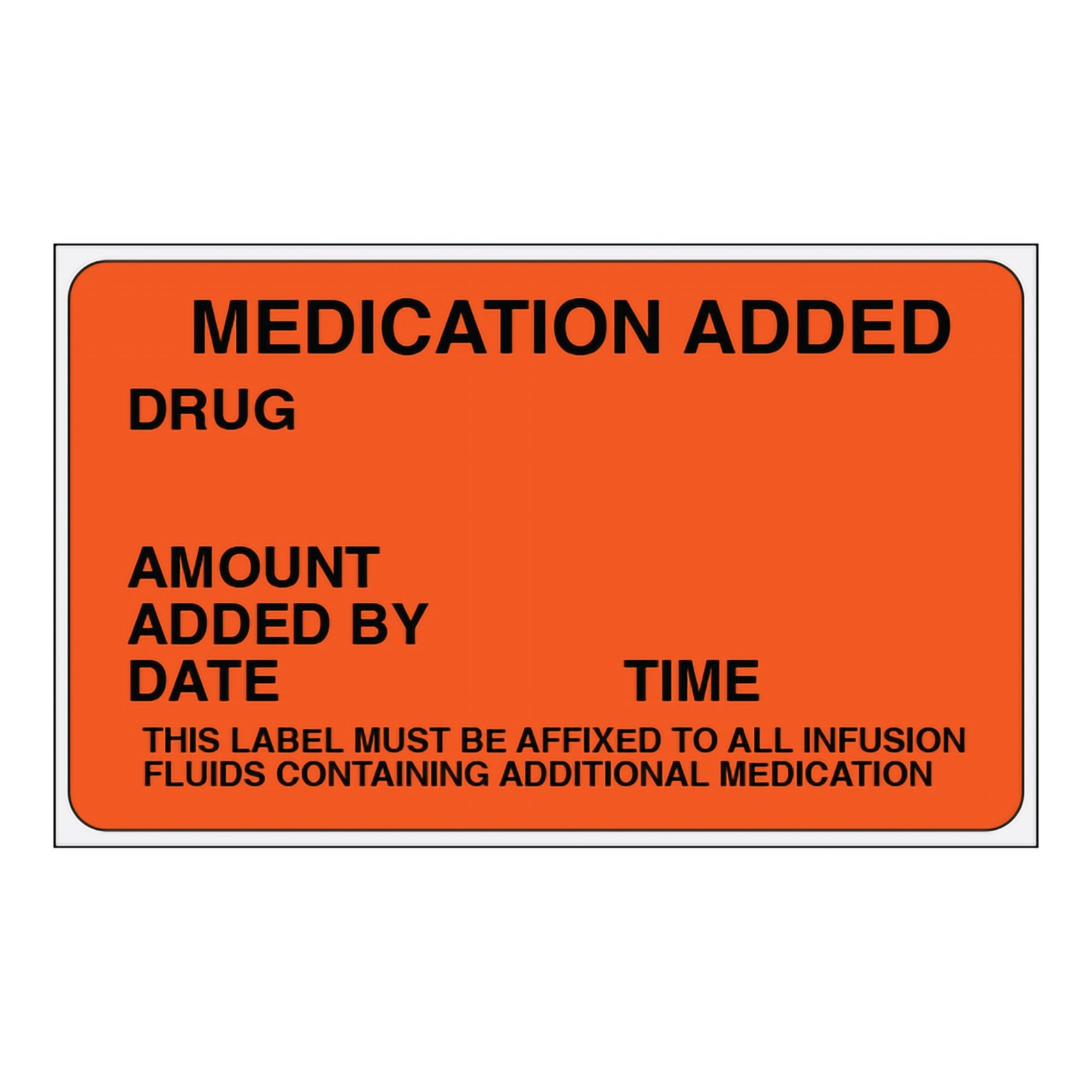 Shamrock Scientific Shamrock Anesthesia Pre-Printed Label, 2.5 x 1.5 Inch