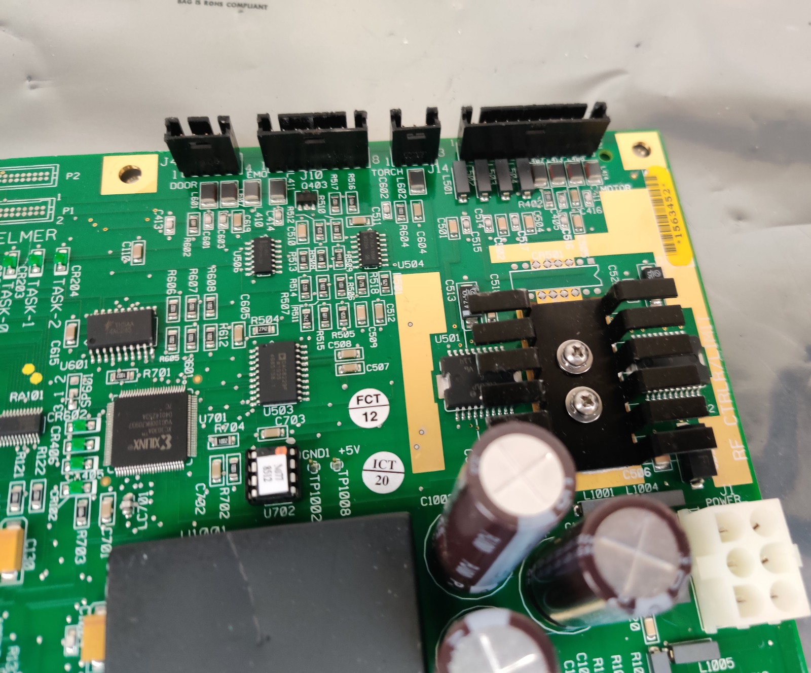 PerkinElmer Optima N0779614 issue C PCB Board RF CTRLR/LIMIT IEEE Emulator