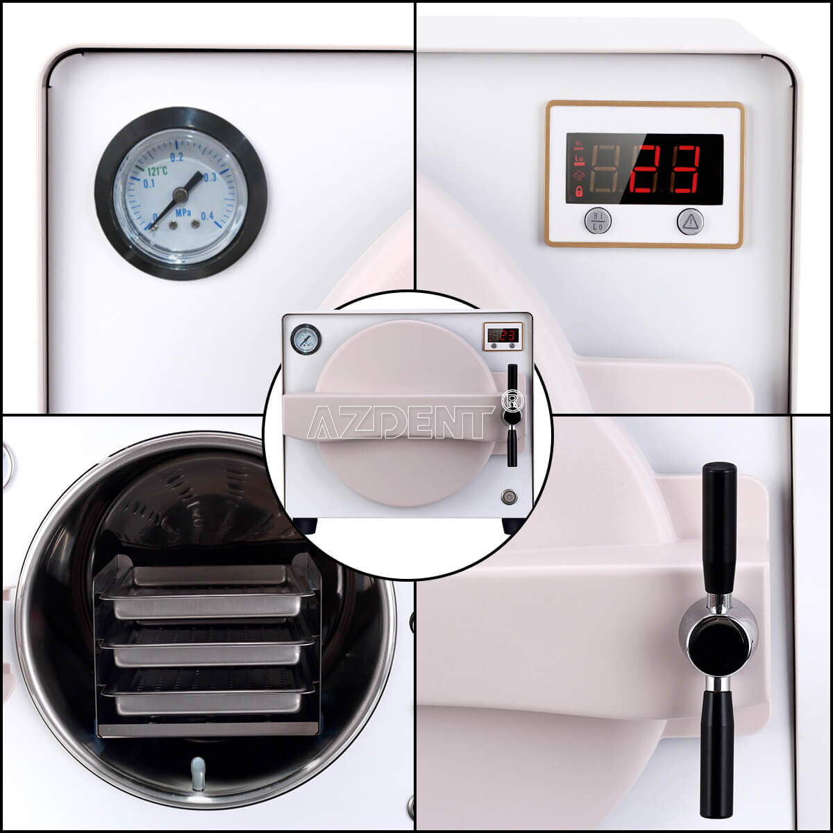 Dental Autoclave Steam Sterilizer Medical Sterilization/ Vacuum Forming Machine