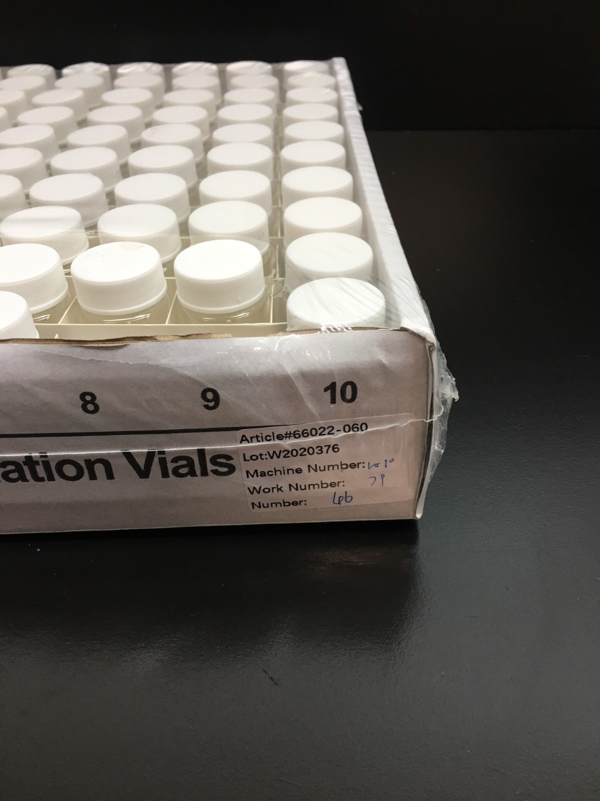 VWR Cat No 66022-060 Disposable Scintiliation Vials 20 mL 98 PCS