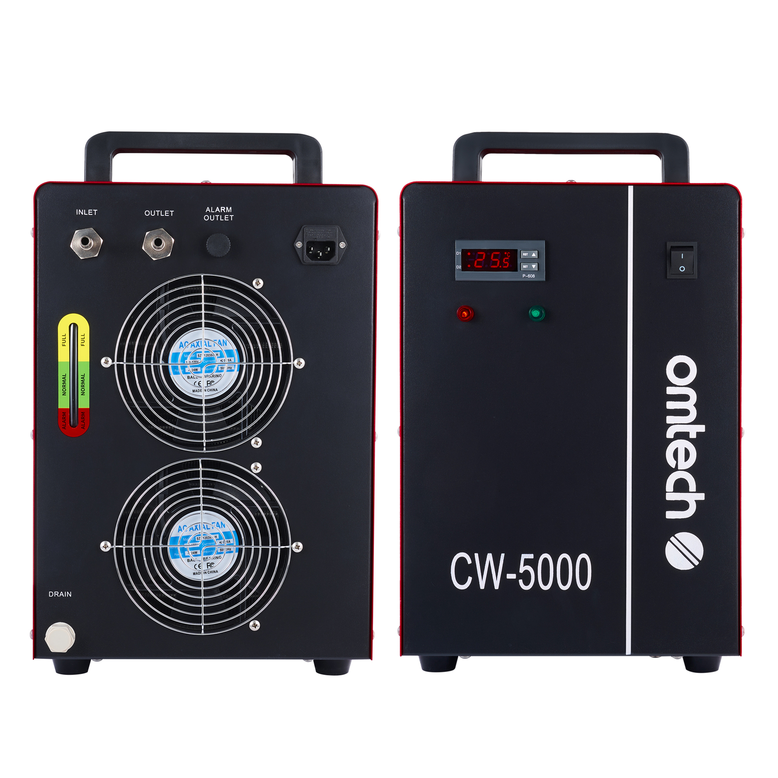 OMTech CW-5000 Industrial Water Chiller 6L Tank for 50-100W CO2 Laser Engraver