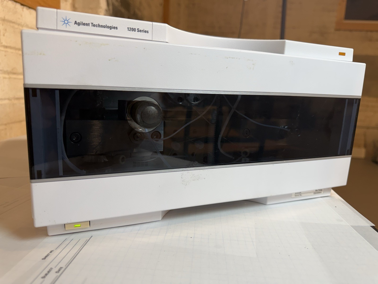 Agilent 1200 G1312A Binary Pump HPLC S/N DE63059041 — Powers On, Pumps Water