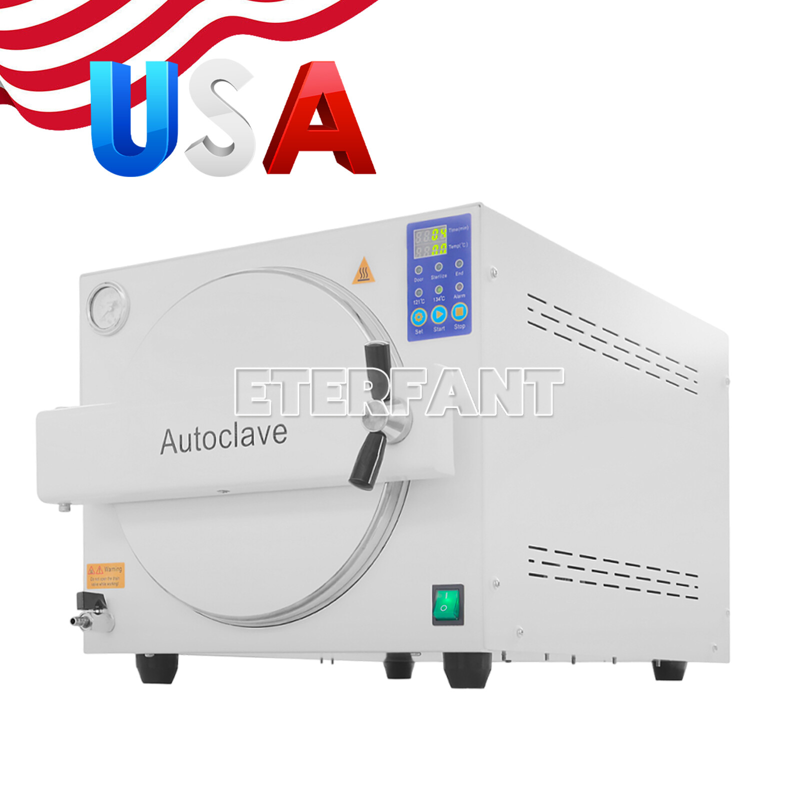 ETERFANT 18/23L ClassB/N Autoclave/28L/35L Vertical Pressure Steam Sterilizer