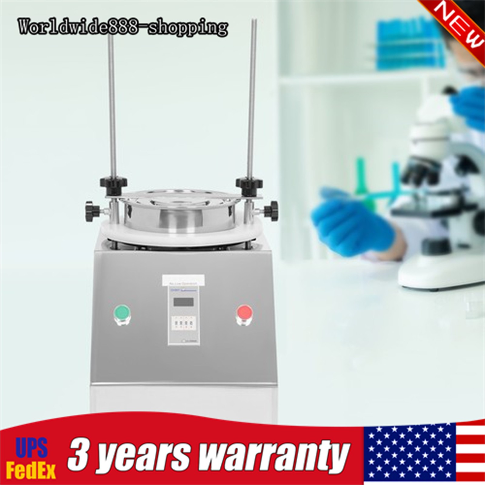 Corded Electric Lab Sifter Shaker Stainless Steel 1400R/Min 125W 110V USA