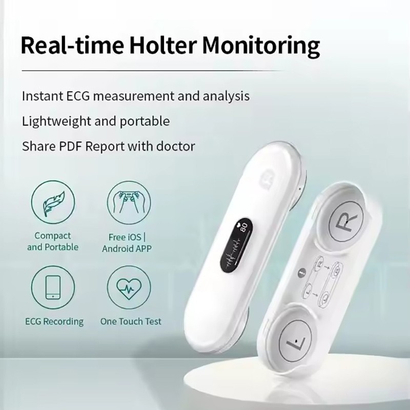 24-hour Holter monitor can generate PDF electrocardiograms and analysis reports