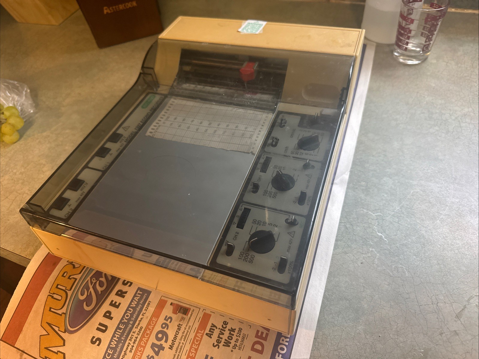 Bio-Rad 1327 Econo Recorder Chart Recorder Laboratory Device