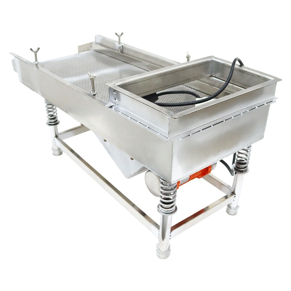 Linear Screen Vibrating Screen Single Screen 2.5mm Electric Shaking Sieve