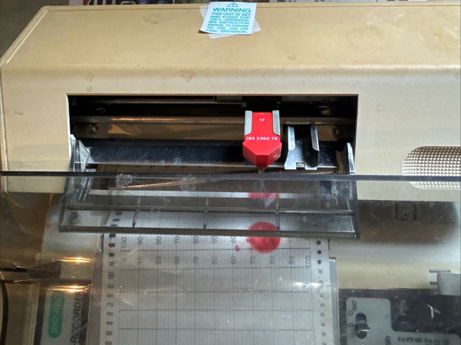 Bio-Rad 1327 Econo Recorder Chart Recorder Laboratory Device