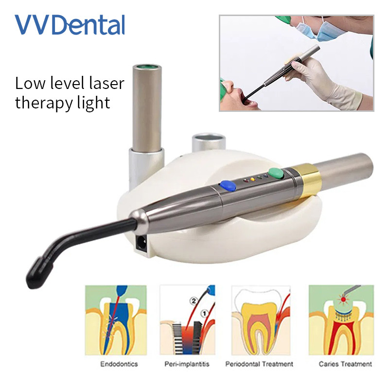 Dental Diode Laser System Wireless Heal Laser Pen Oral Endo Soft Tissue Lamp PAD