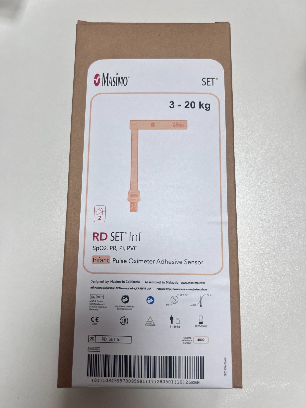 Masimo 4002(2 Boxes) 2056(4pcs) 4081(6pcs). New-Original MASIMO Pack for Betti