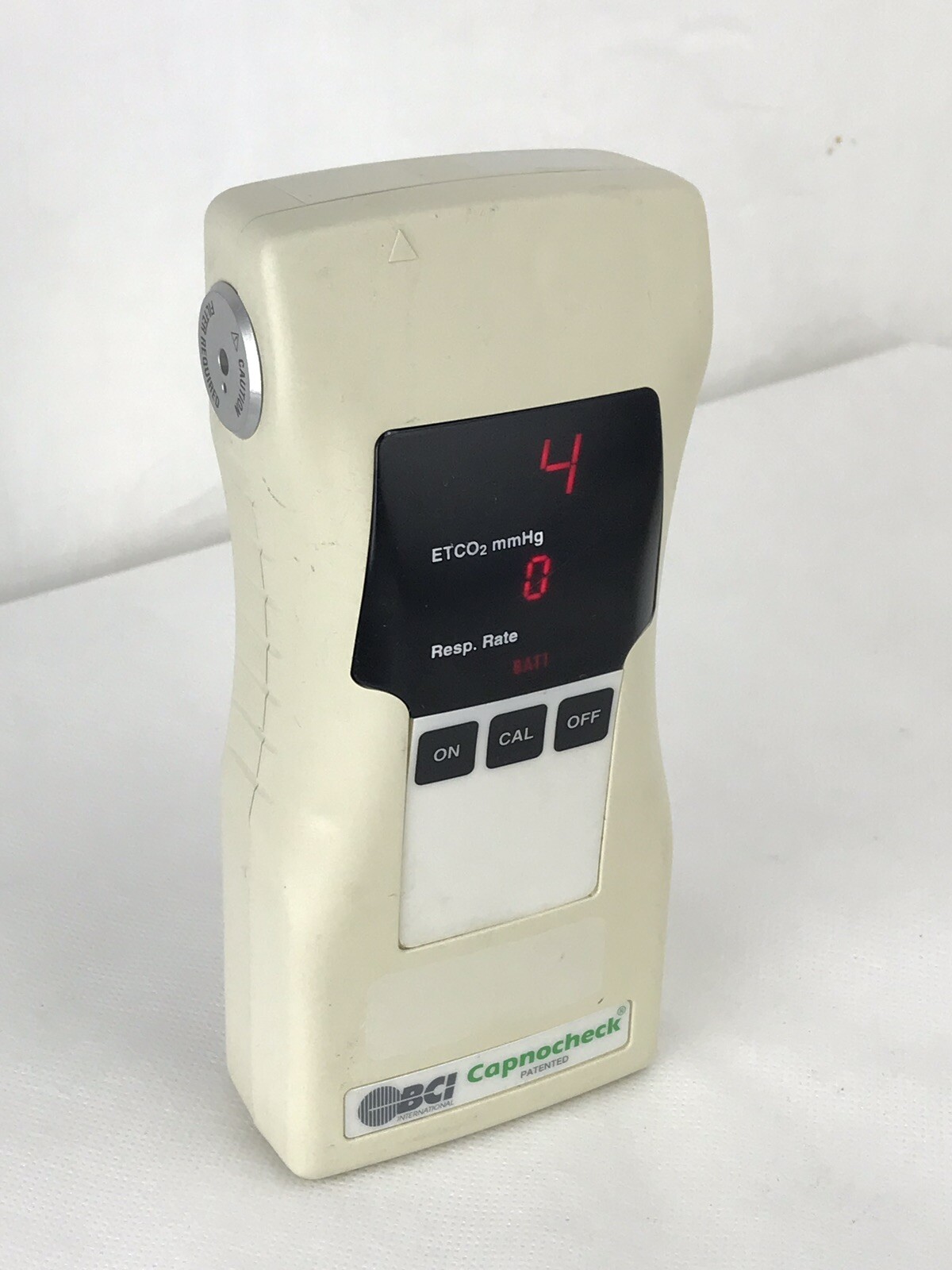 BCI Handheld Capnometer Capnocheck Model 20600A1 ETCO2 mmHg Respiration Rate