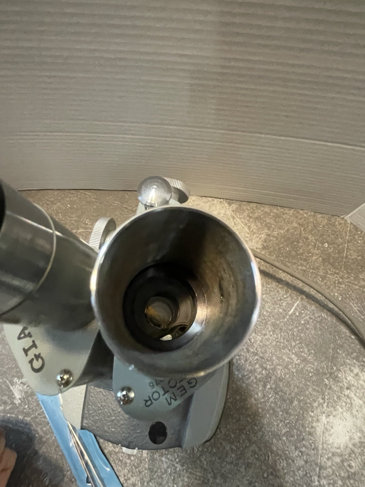 GIA Gem Detector Microscope No. 73-105 Tested Turns On Please Read Desc ….#986