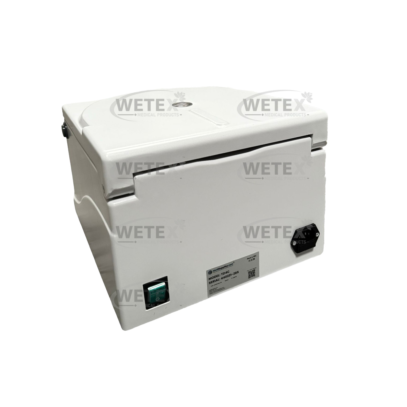 Portable Centrifuge Machine PRP 8x15mL up to 4000 rpm 110-240V 50 Hz