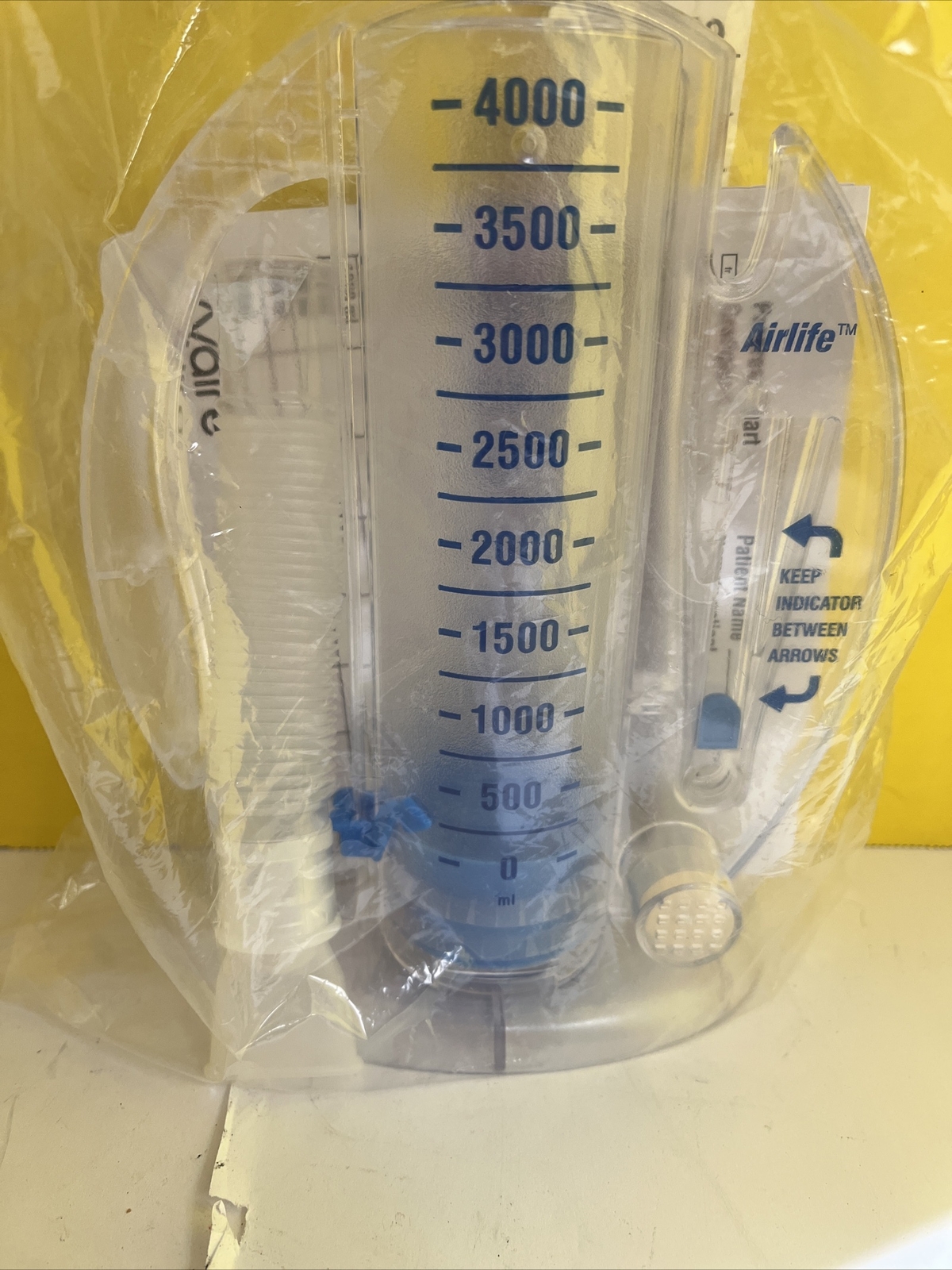 Vyaire AirLife REF 001901A Volumetric Spirometer One-Way Valve 4000 mL1