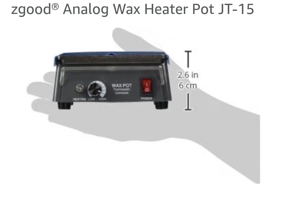 East Dental JT-15 thermostatic-controlled, 3-well analog wax heater.