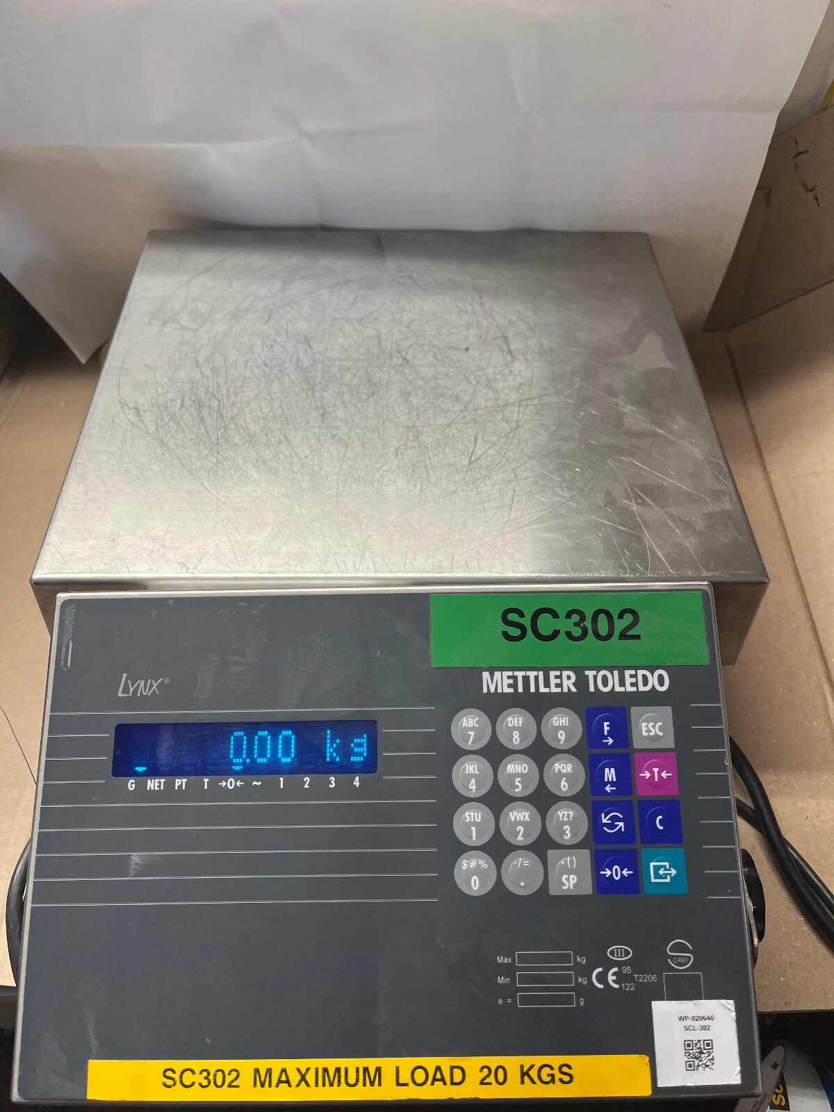 Mettler Toledo Scale Balance UB20S 20000 g x 10g 20kg pilot terminal Lynx