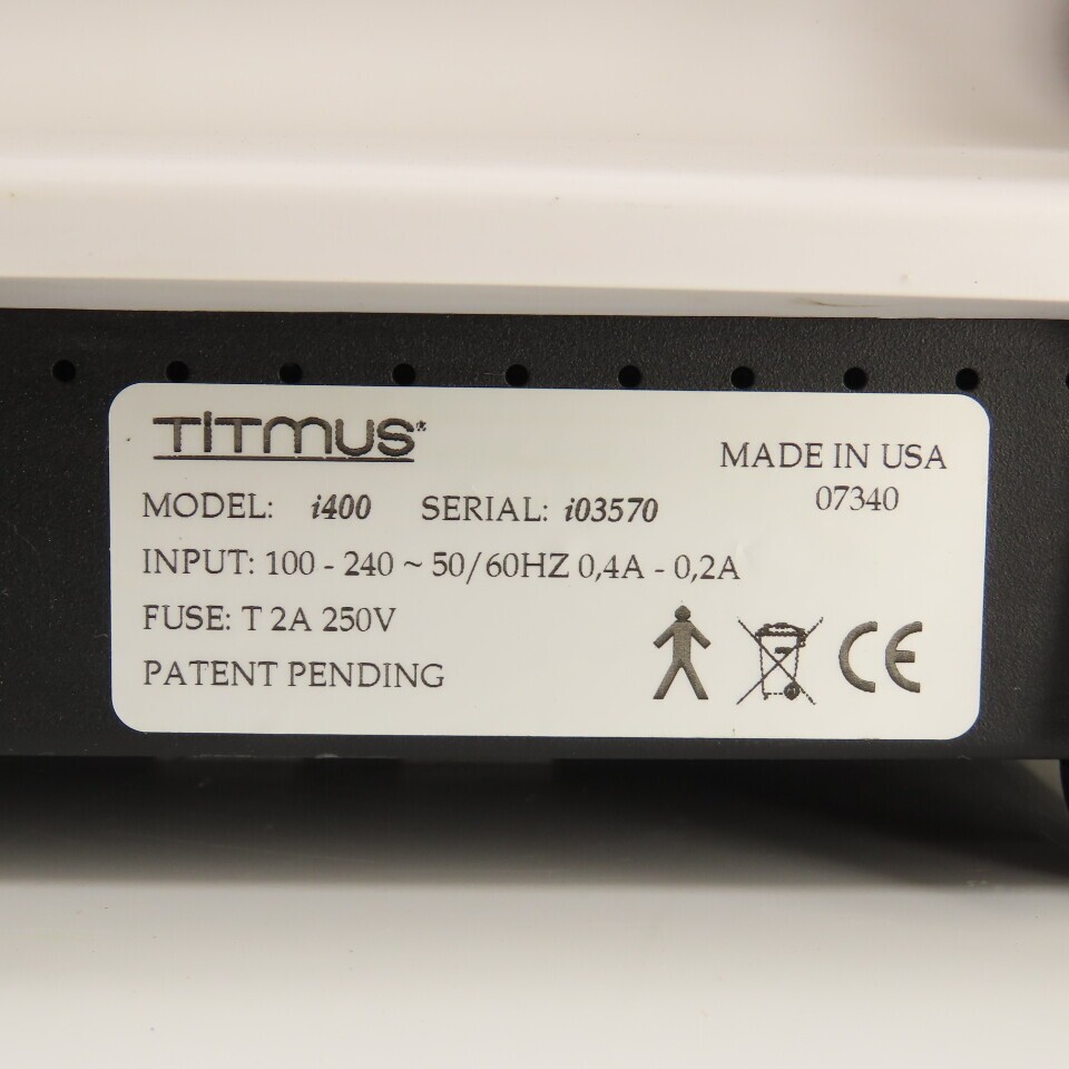 Titmus i400 Vision Screener Analyzer 100-240V 50/60HZ (Parts/Repair)