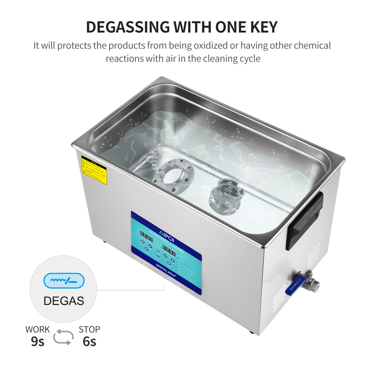 New 30L Ultrasonic Cleaner Stainless Steel Industry Heated Heater w/Timer Basket