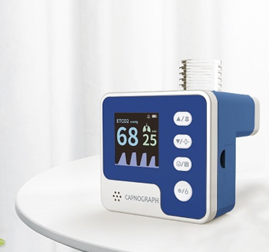CA10M Mainstream End-tidal Capnograph ETCO2 Respiration Alarm Monitor Human use