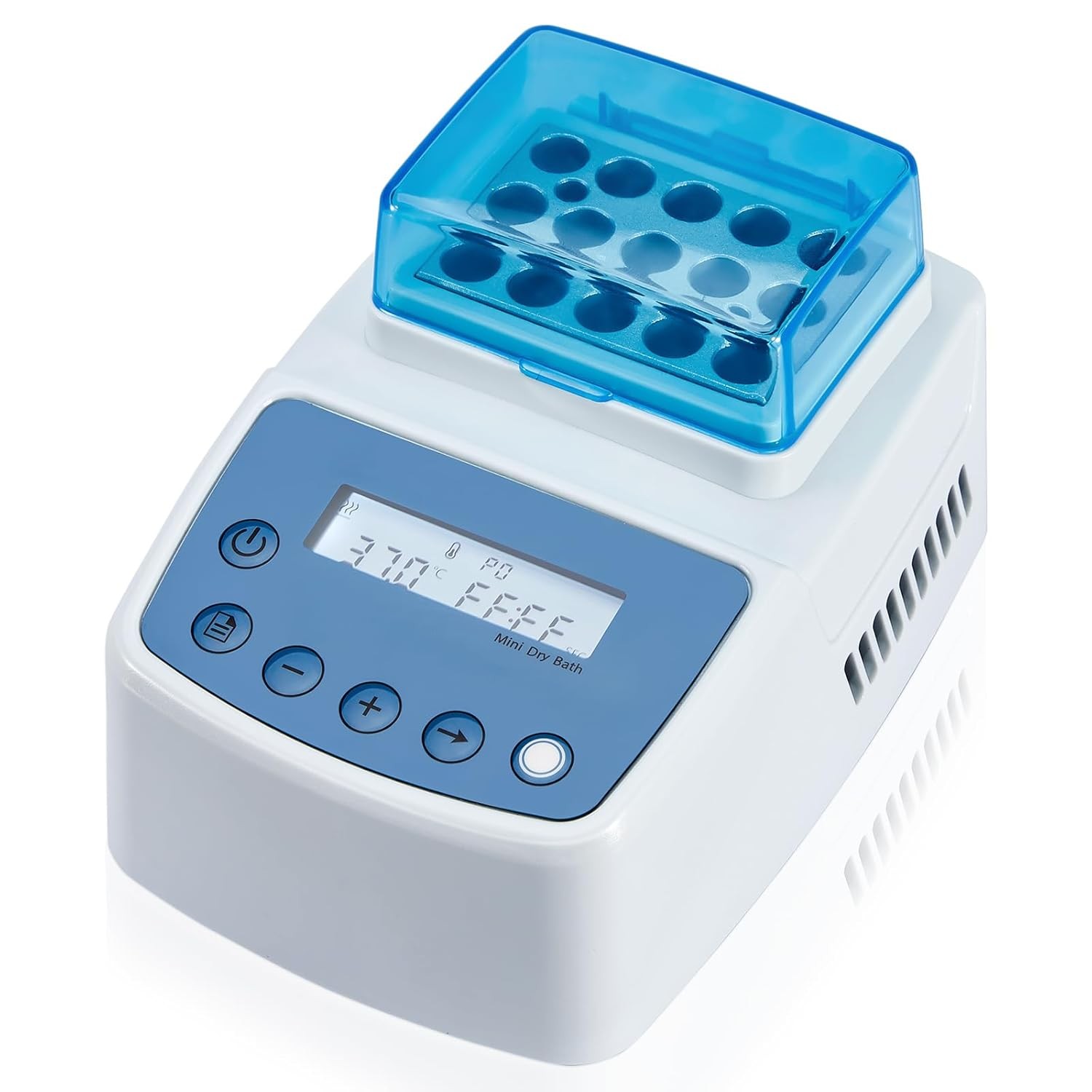 Mini Dry Bath Incubator w/15×1.5ml Heating Block Digital Lab Thermostatic Heater