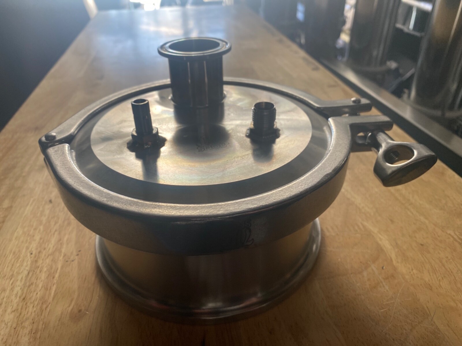 6″ tri clamp Diamond Miner SS304 closed loop Extractor, Swagelok USA