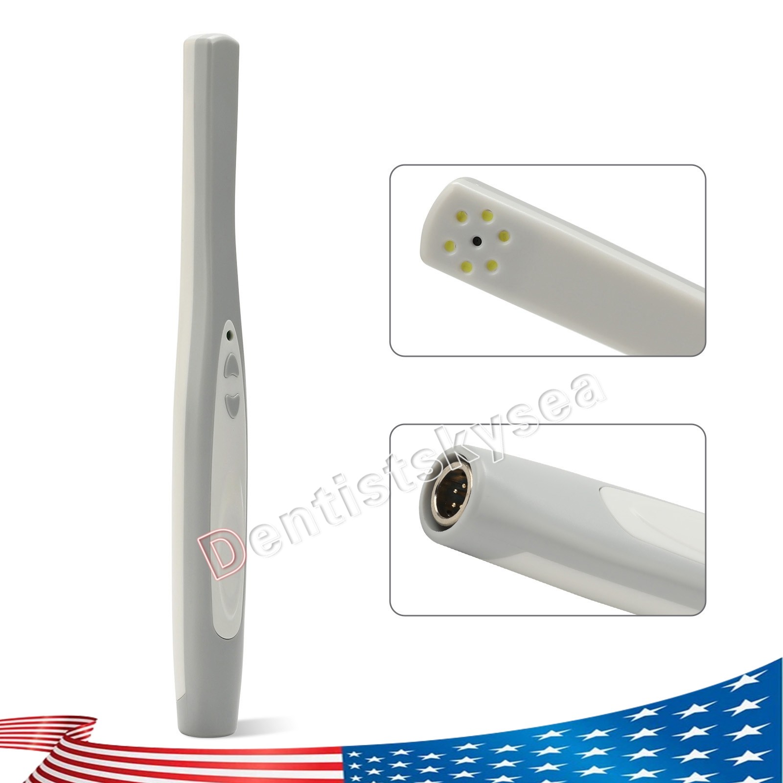 OLED+ 5 Light LED E-Generator Dental High Speed Fiber Optic Handpiece 2/4Holes