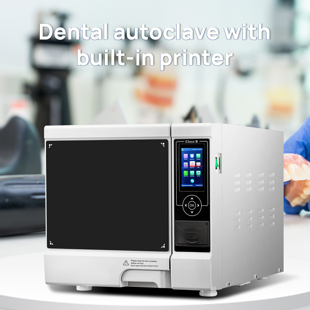 18/22L Dental Autoclave Steam Sterilizer Medical Drying Class B Steam Sterilizer