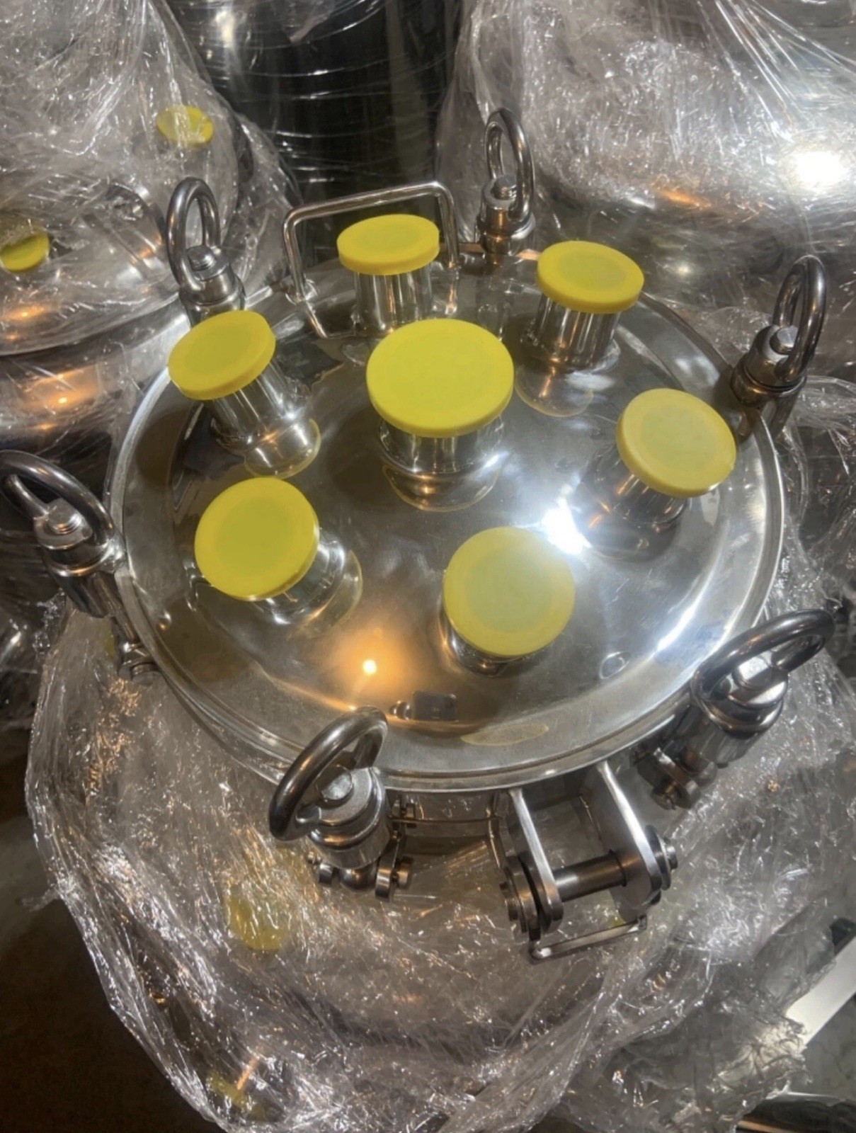 304 stainless steel Jacketed 150L Reactor ASME certified with Manway lid, usa