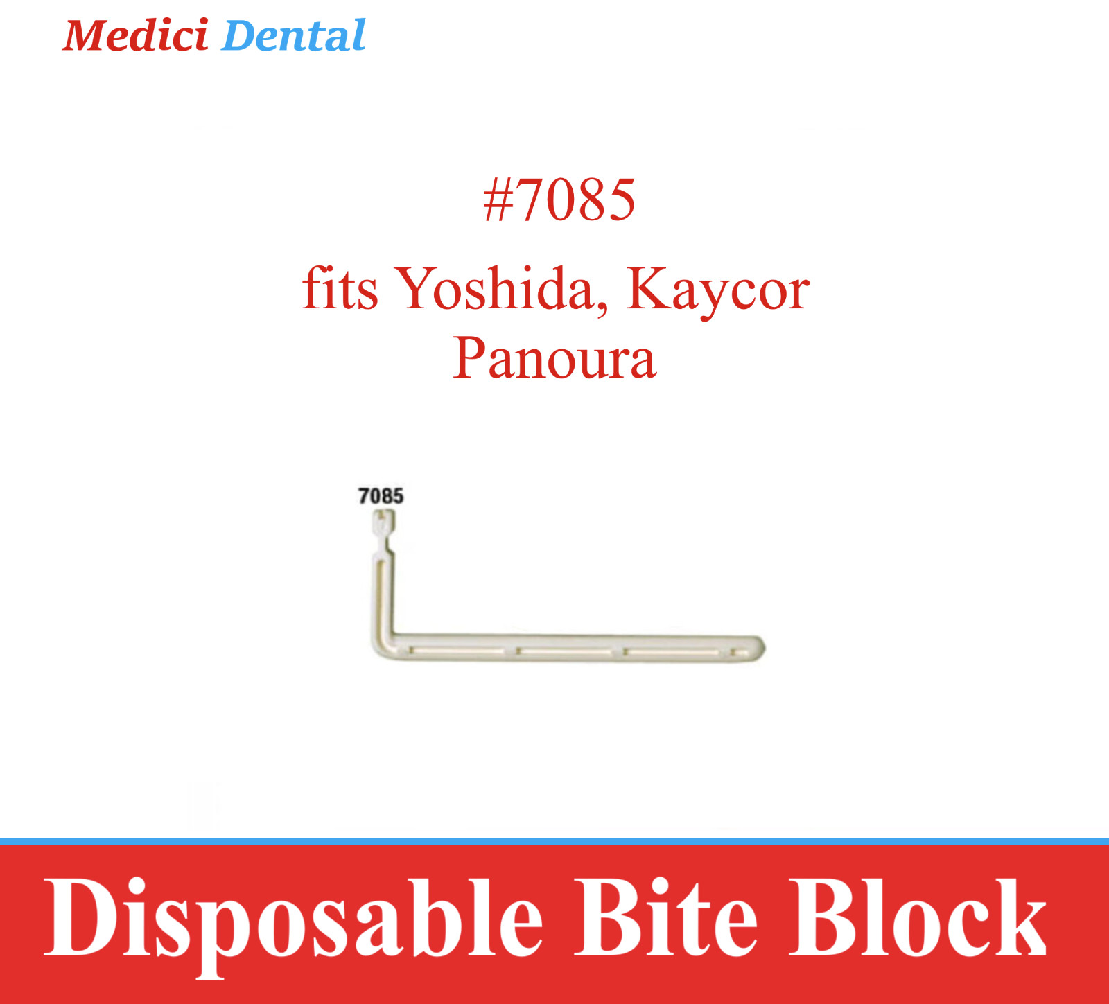 Dental Panoramic Machine X-Ray Bite Blocks fits Panoramic Corporation # 7095