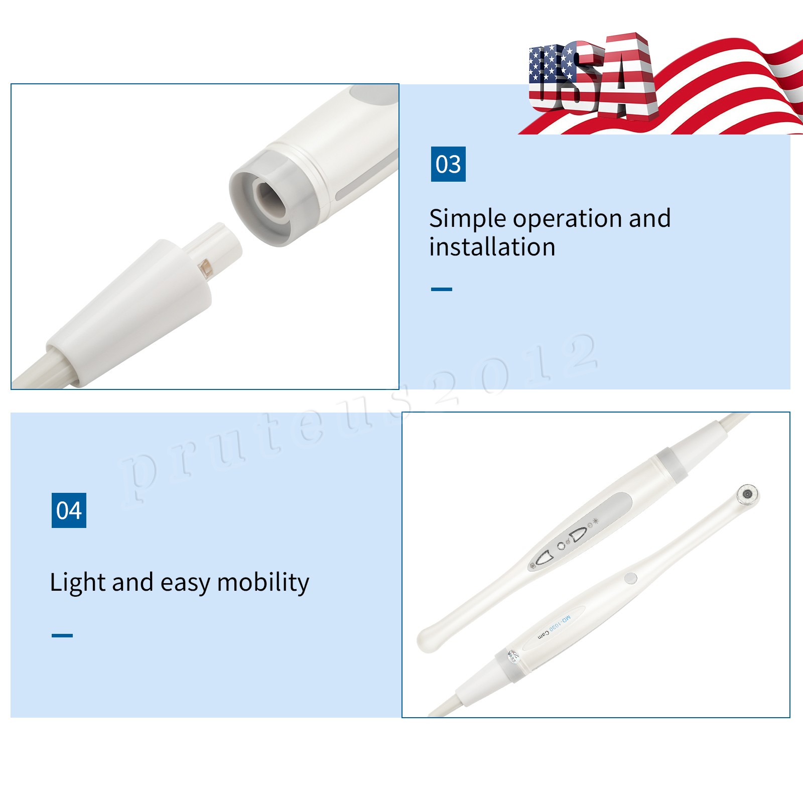 (USB 2.0) Dental Intraoral Camera Imaging Unit