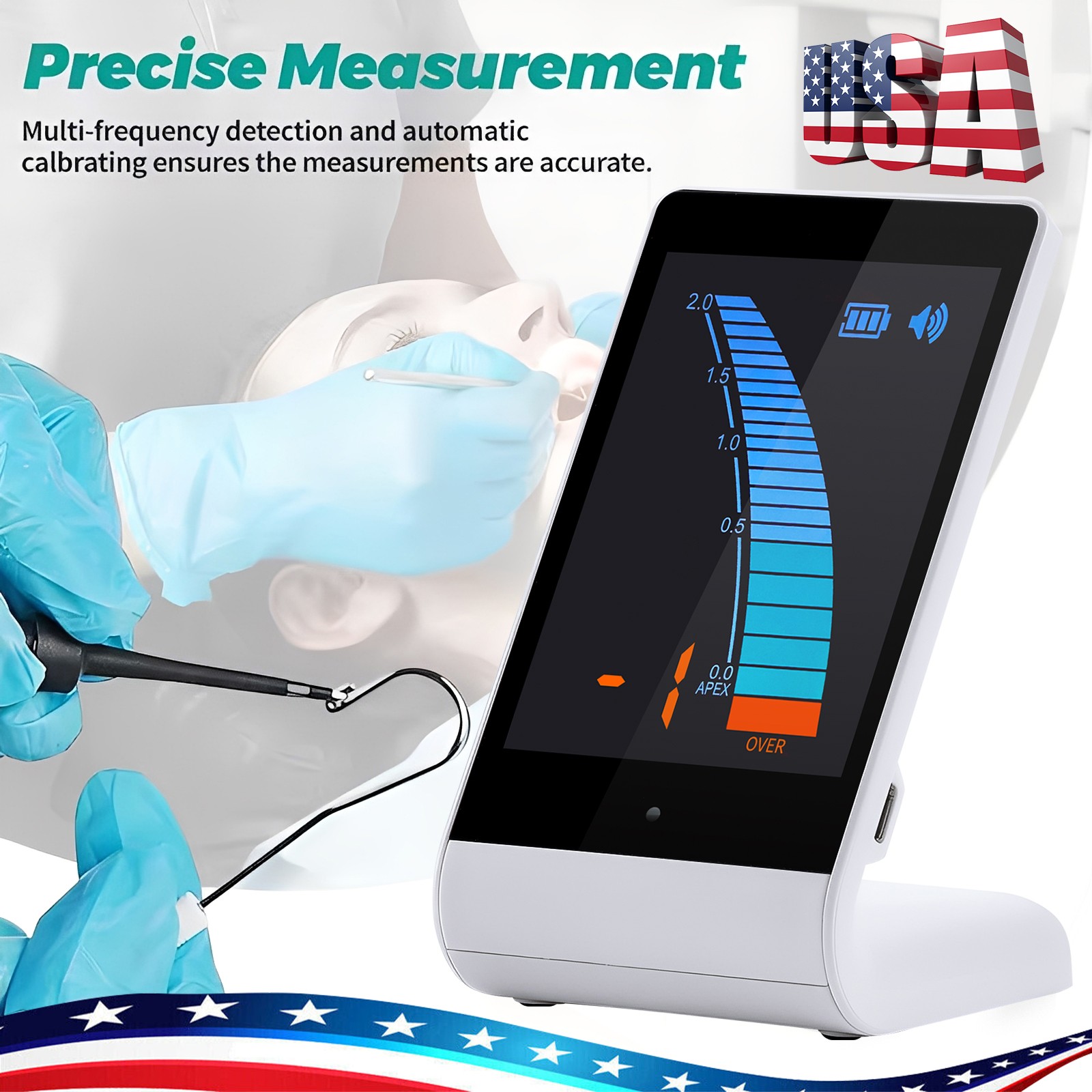 Dental Electronic Endo Apex Locator Root Canal Measurement micropex pro