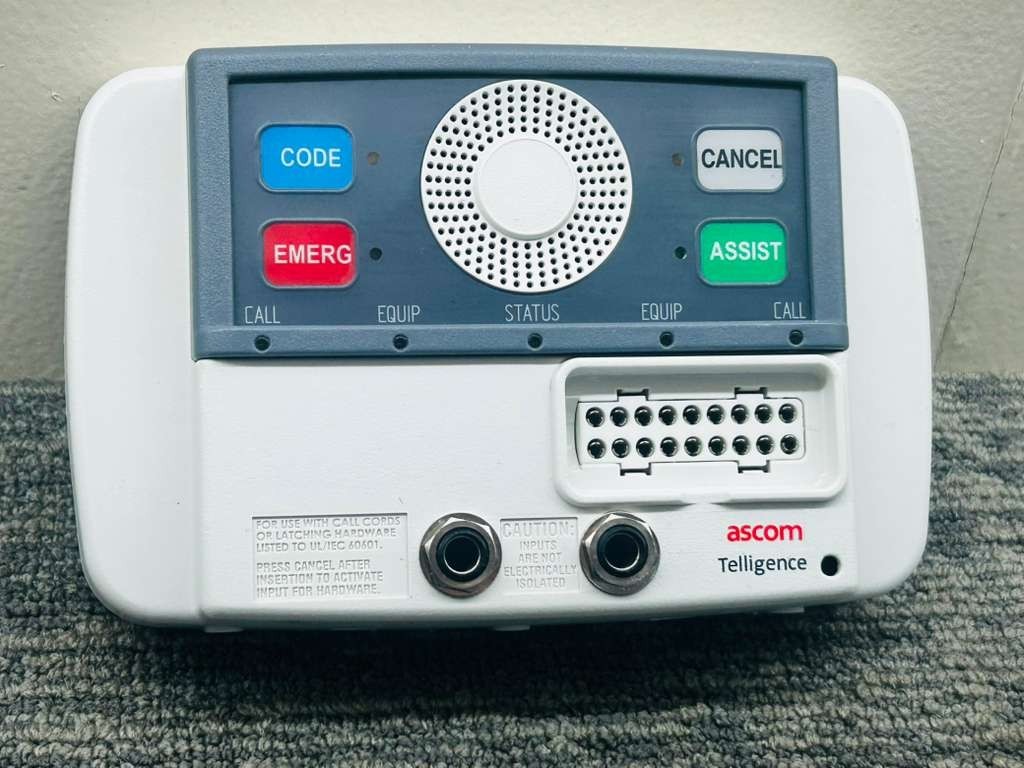 Ascom Telligence HC-PSTN1 Nurse Call Single Patient Bed Station Panel – 85110