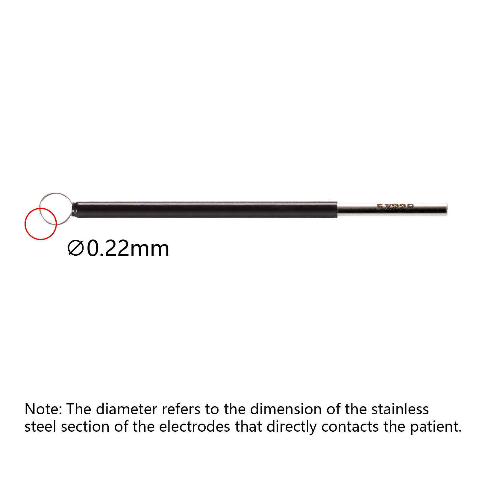 7PCS Dental Electrodes Reusable Tips Stainless Steel for Electrosurgery Unit
