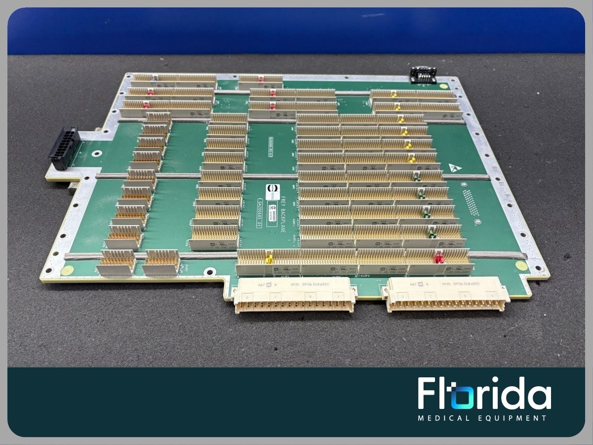 GE LOGIQ E9 ULTRASOUND FREY BACKPLANE MODEL GA200685-2 REV 1 – 10 DAYS WARRANTY