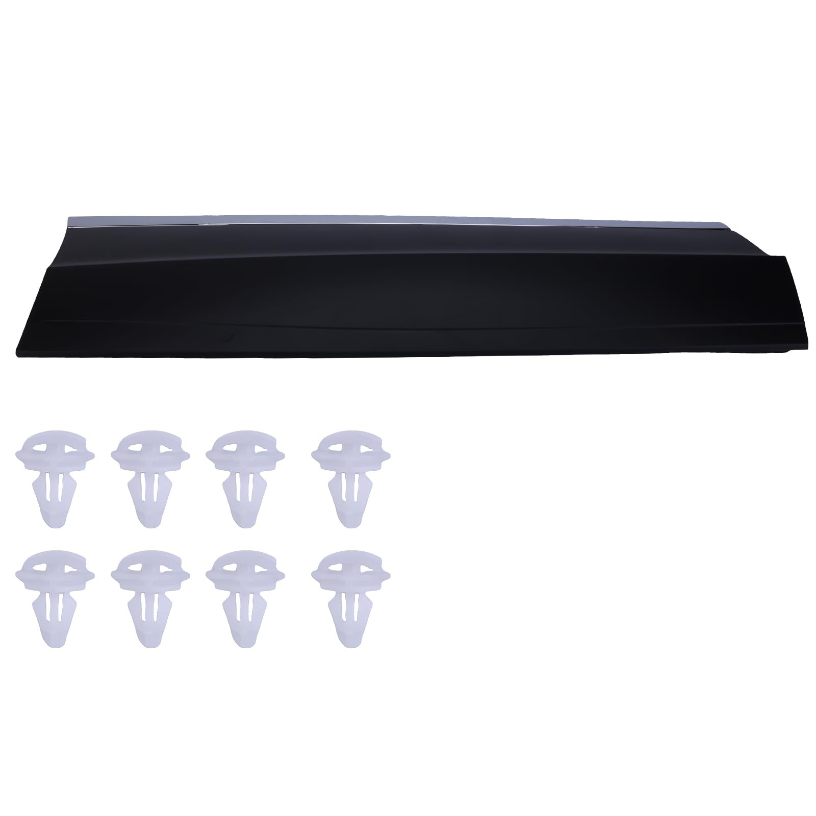 VW Tiguan 18-21 Right Rear Lower Door Molding Trim OE 5NL854950JRYP Silver Black