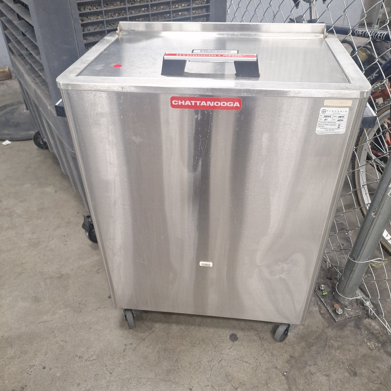 Chattanooga Model M-2 Hydrocollator Hot Pack Heater w/ Rack 1000W Model 2402