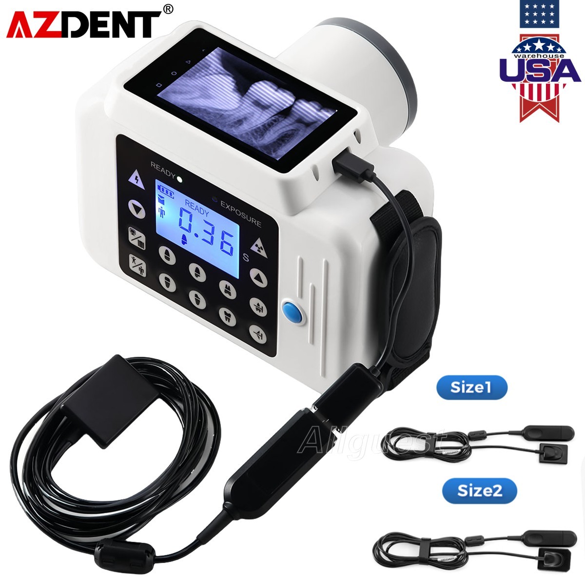 Dental Air Flow Teeth Tooth Polisher Handpiece Hygiene Prophy Jet 2/4 Hole Blue