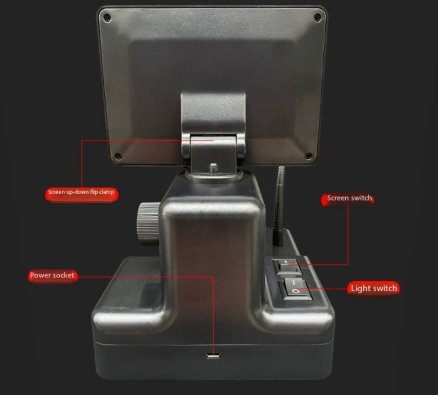 High Definition Diamond Gauge Electron Microscope GIA Laser Viewer